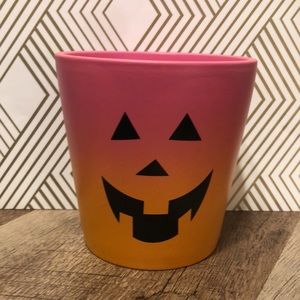 Jack-o’-lantern Pumpkin Ombré Ceramic Planter Pot Table Top Decor Accent